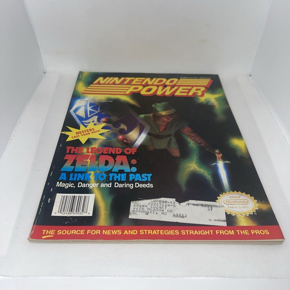 Nintendo Power Magazine Zelda Vol 34 Nintendo Power